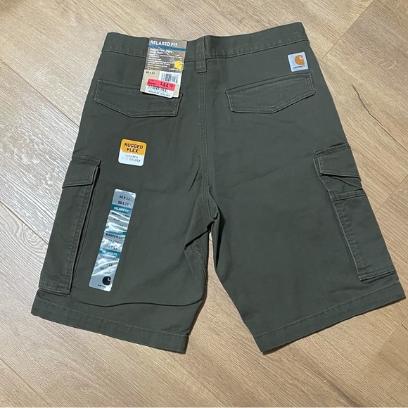 Carhartt Rugged Flex® Rigby Cargo Short Mens 30x11 Tarmac Relaxed Fit Canvas NWT - Picture 4 of 5